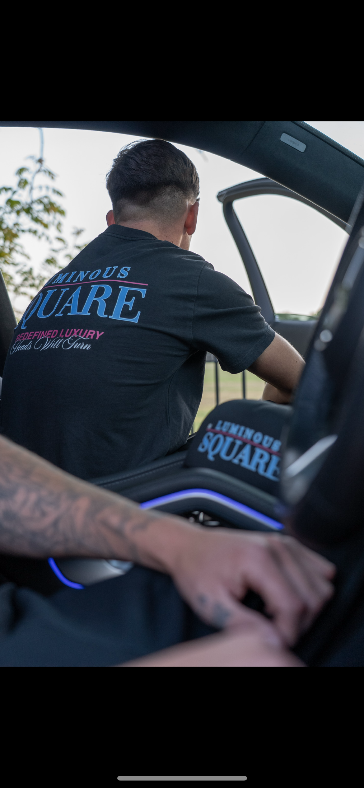 STAPLE TEE - BLACK/BLUE