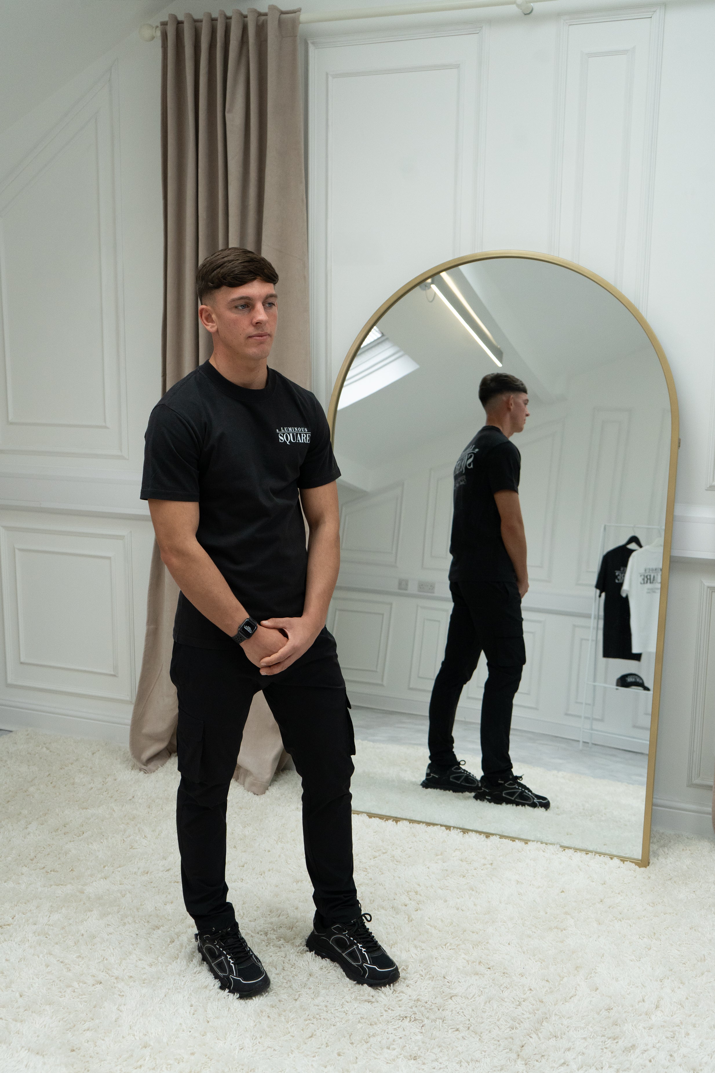 STAPLE TEE - BLACK/WHITE