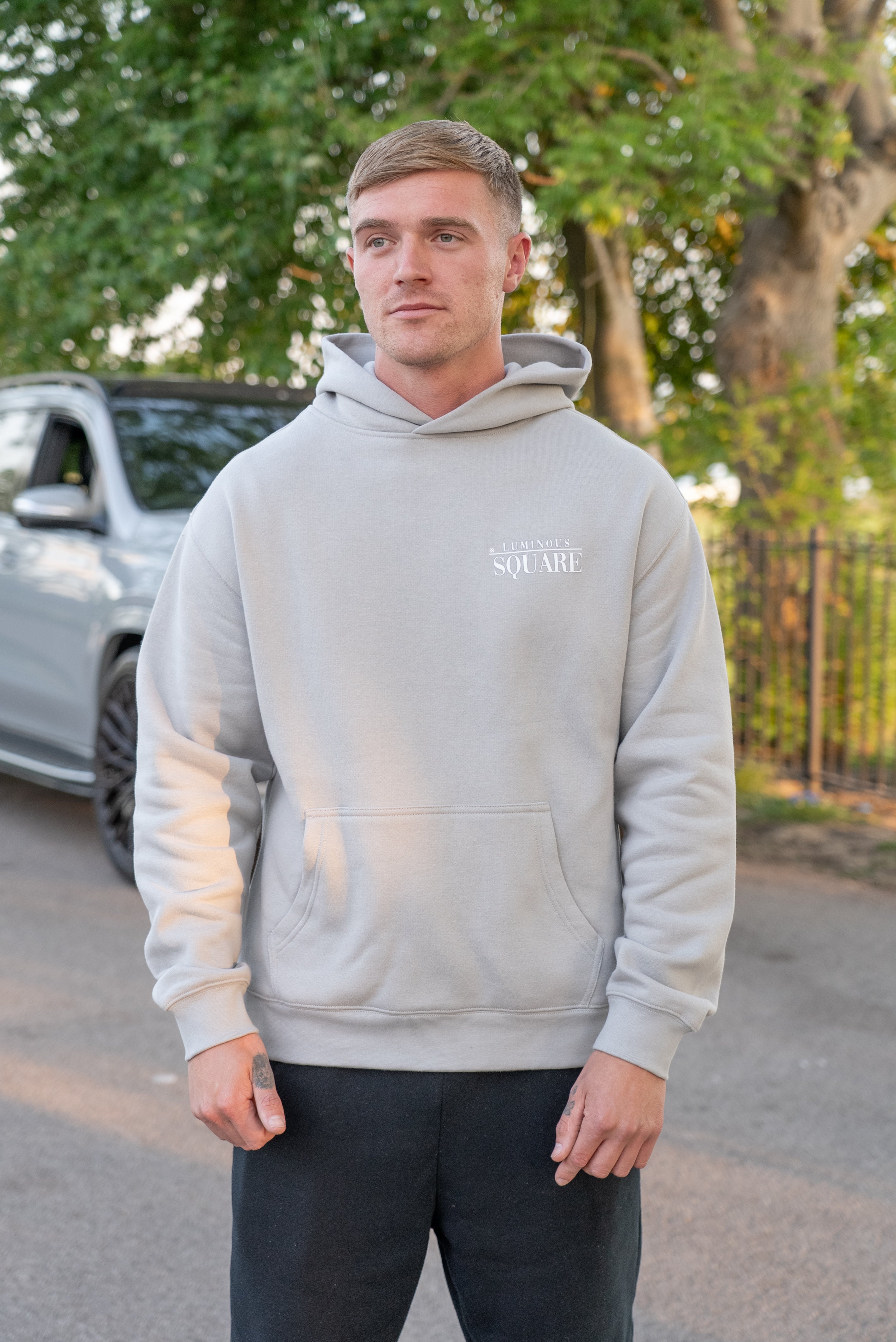 STAPLE HOODIE - GREY